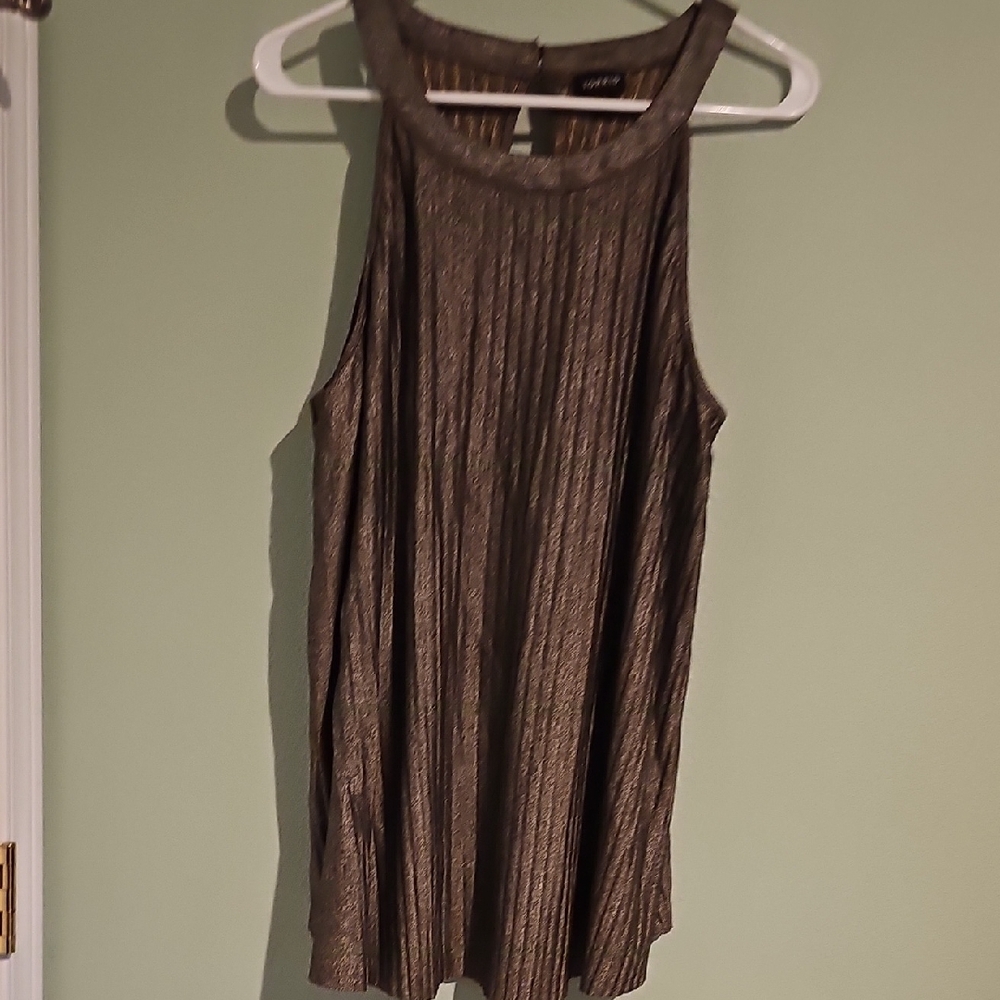 Torrid Metallic Bronze Tank Top